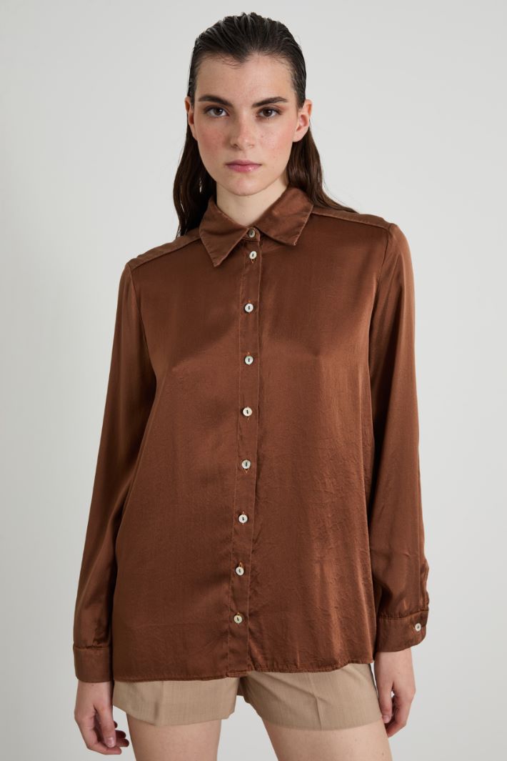 Silk satin shirt Intrend