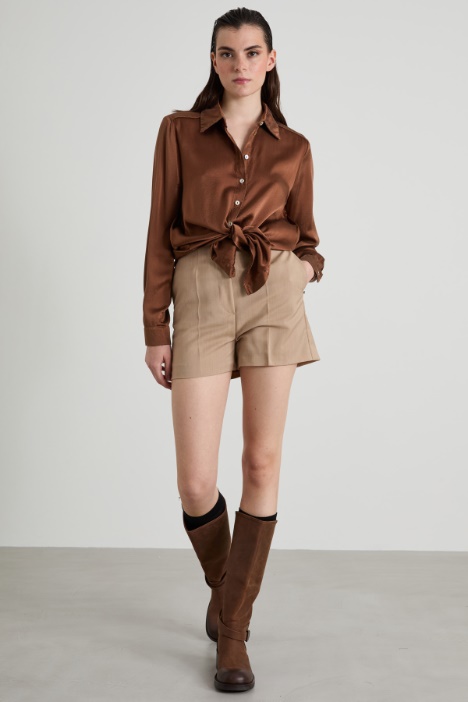 Silk satin shirt Intrend