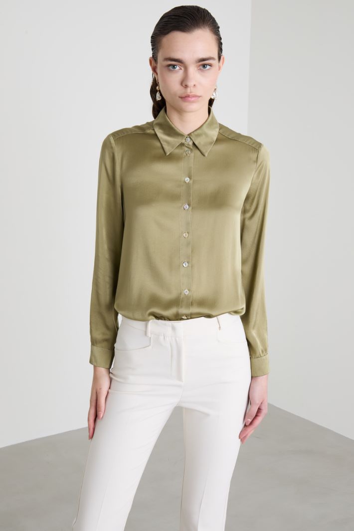 Silk satin shirt Intrend