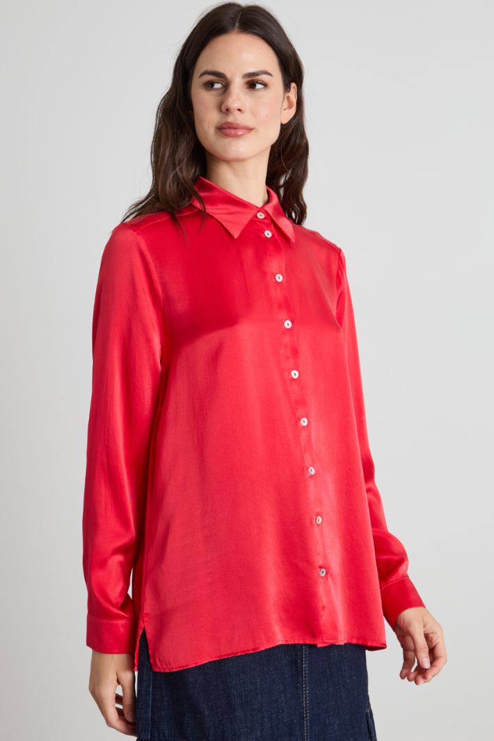 Silk satin shirt Intrend