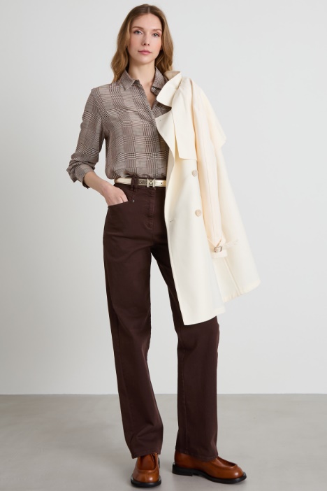 Patterned crepe shirt Intrend