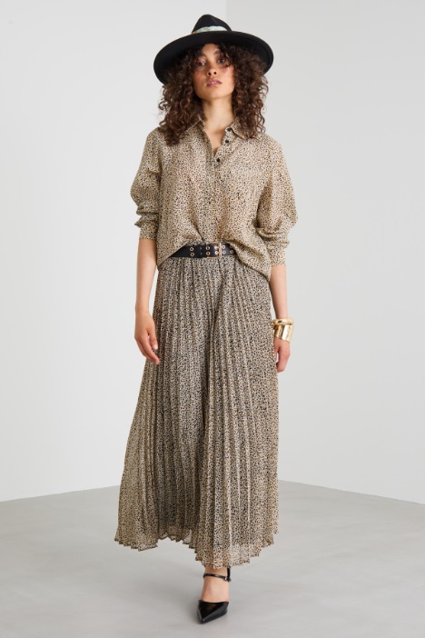 Patterned crepe shirt Intrend