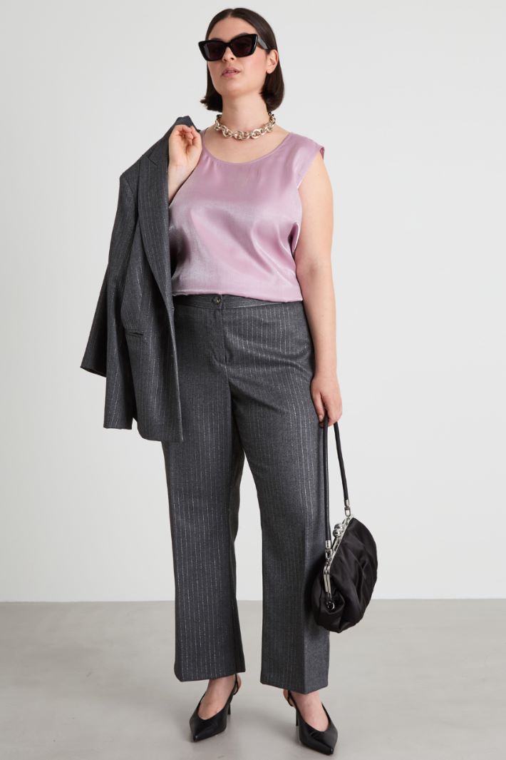 Lamé viscose top Intrend - 3