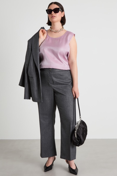 Lamé viscose top Intrend