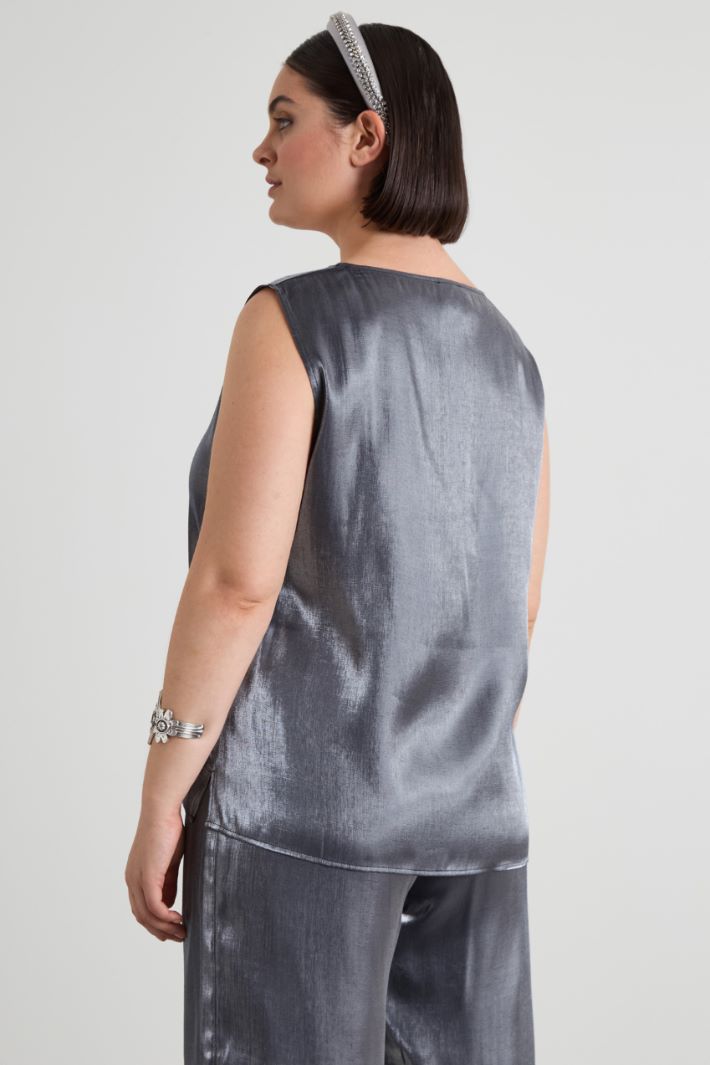 Lamé viscose top Intrend - 2