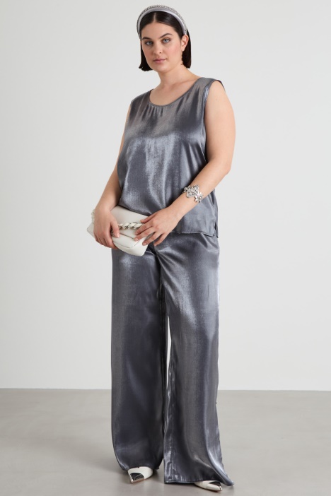 Lamé viscose top Intrend