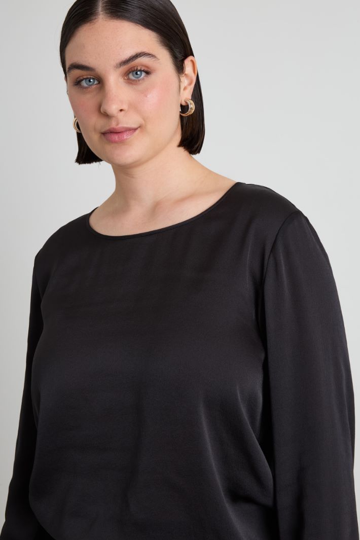 Blusa in raso Intrend - 4
