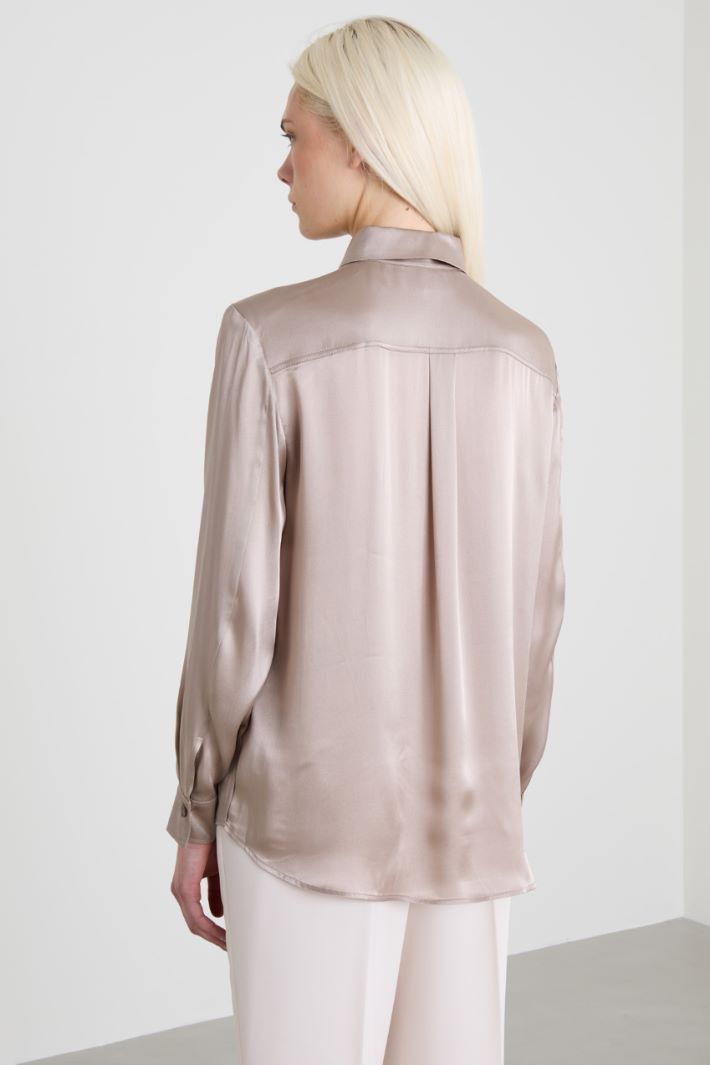 Camicia in raso