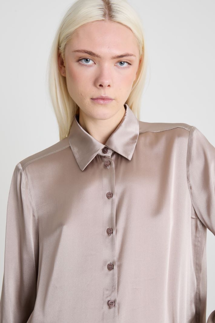 Camicia in raso