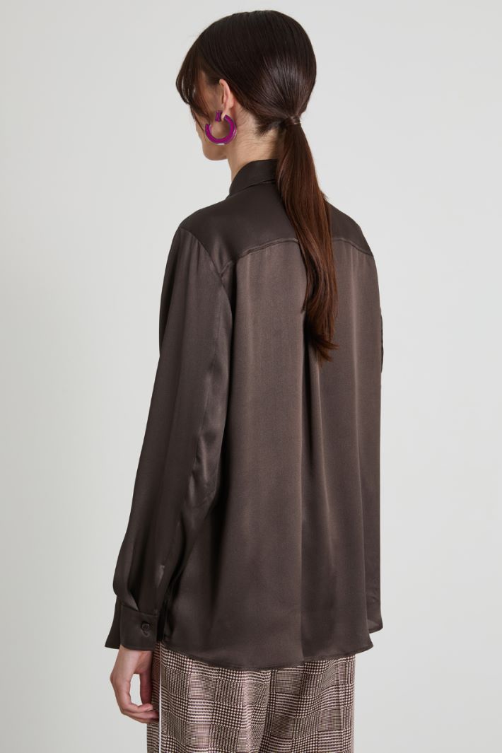 Camicia in raso