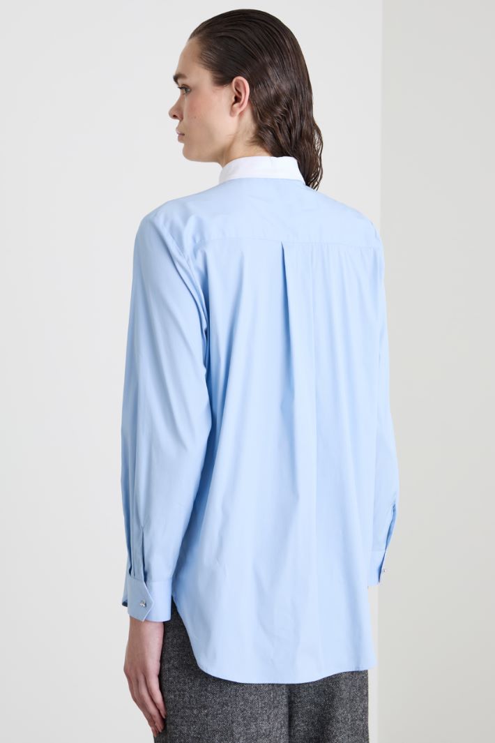 Shirt with contrasting details Intrend - 4