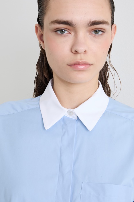 Camicia con dettagli a contrasto