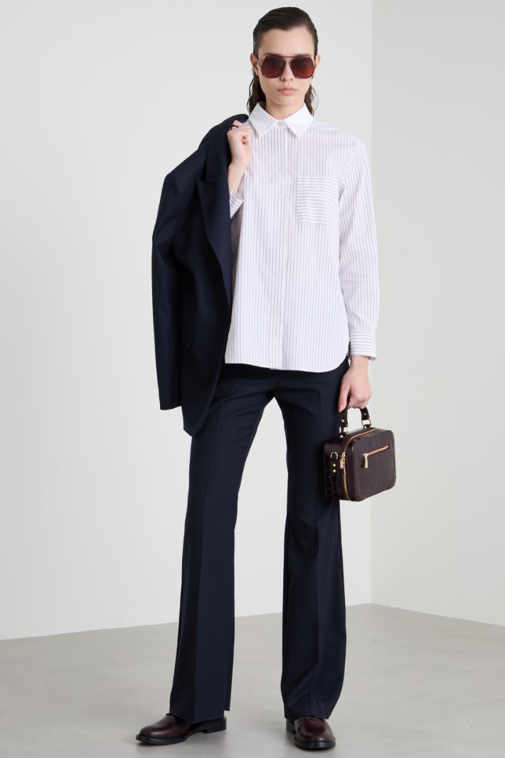 Shirt with contrasting details Intrend - 3