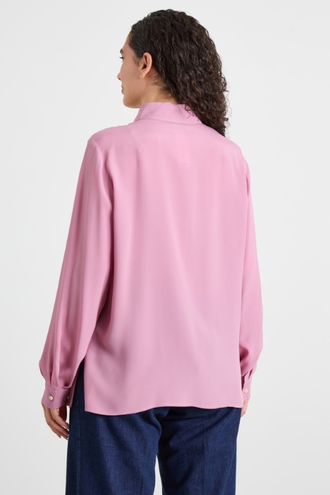 Blusa in crépe