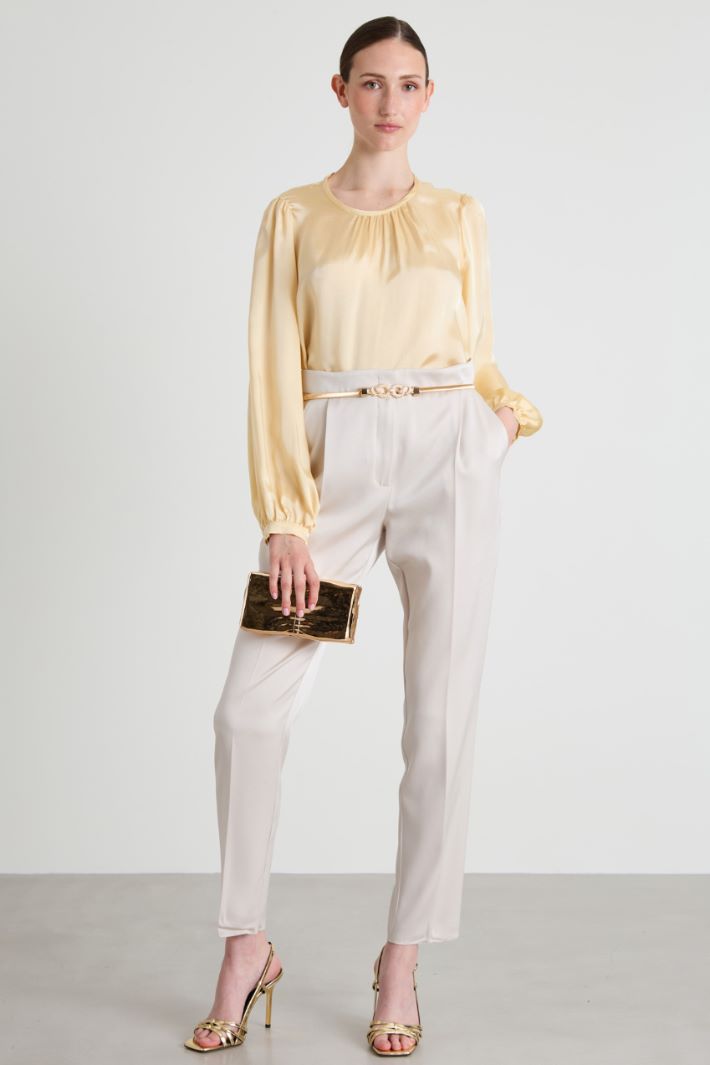 Viscose satin blouse Intrend - 3
