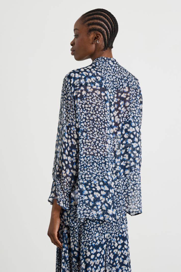 Neckerchief-adorned blouse Intrend - 2