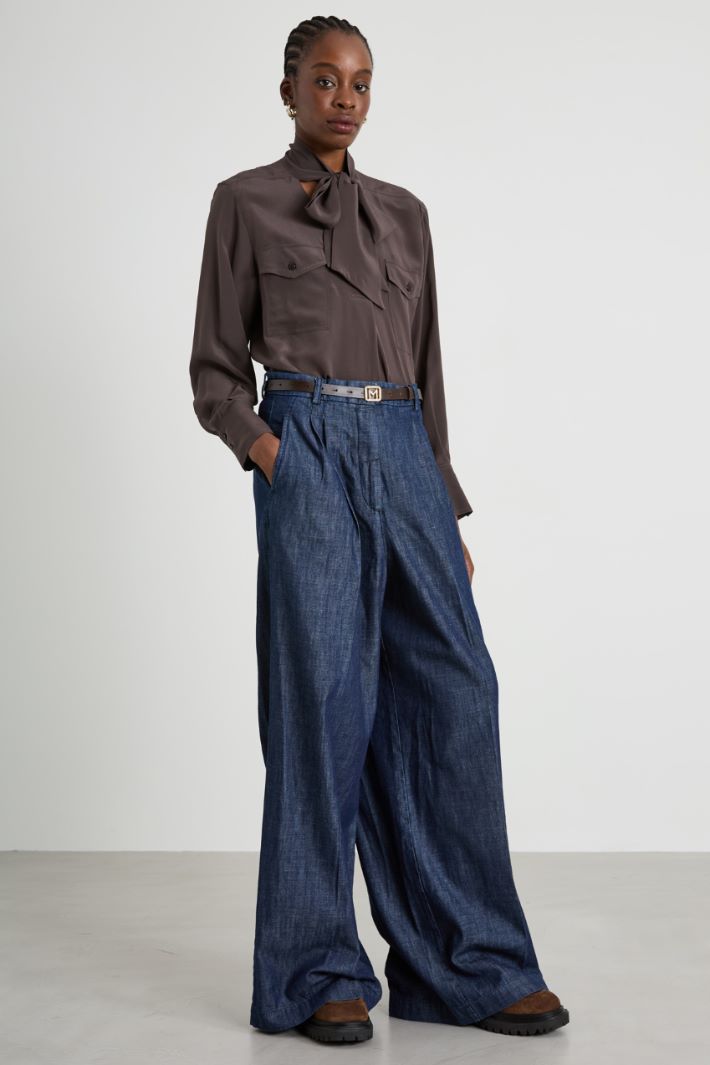 Neckerchief-adorned shirt Intrend - 3
