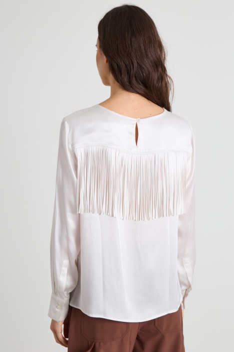 Blusa con frange