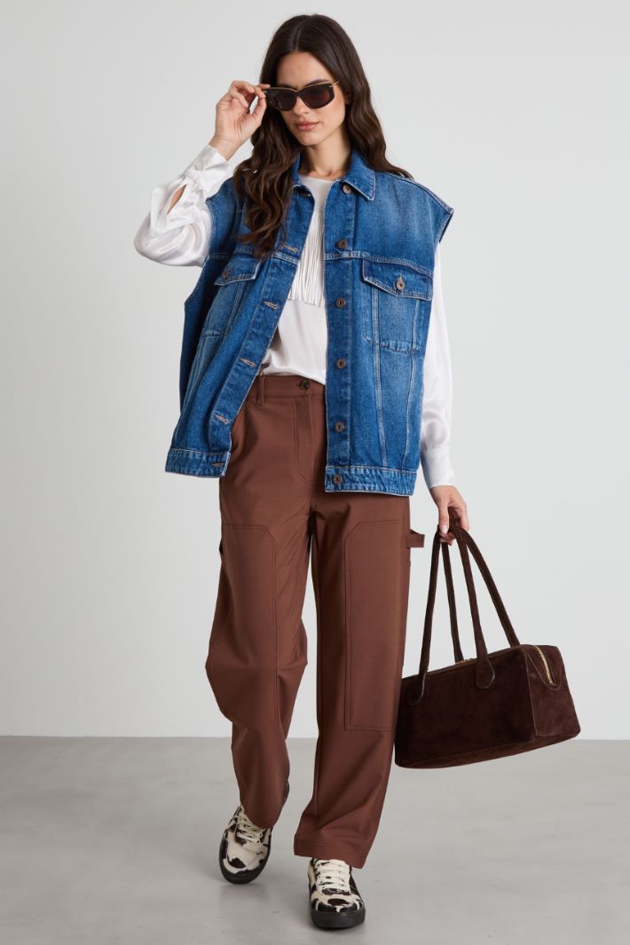 Blusa con flecos