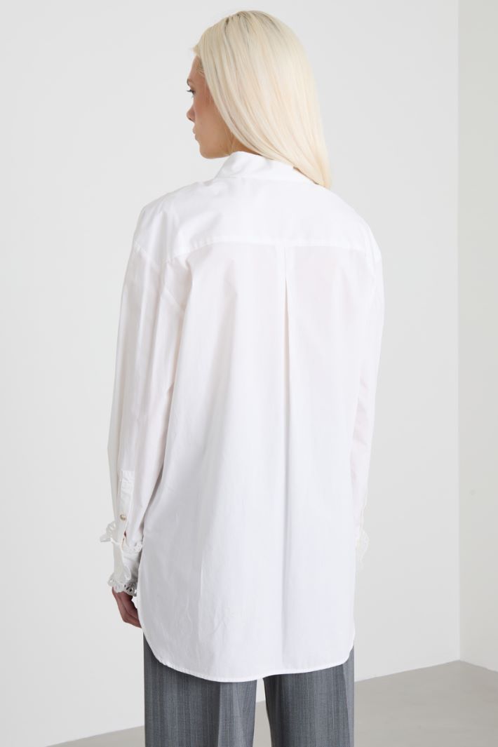 Camisa de popelina de algodón