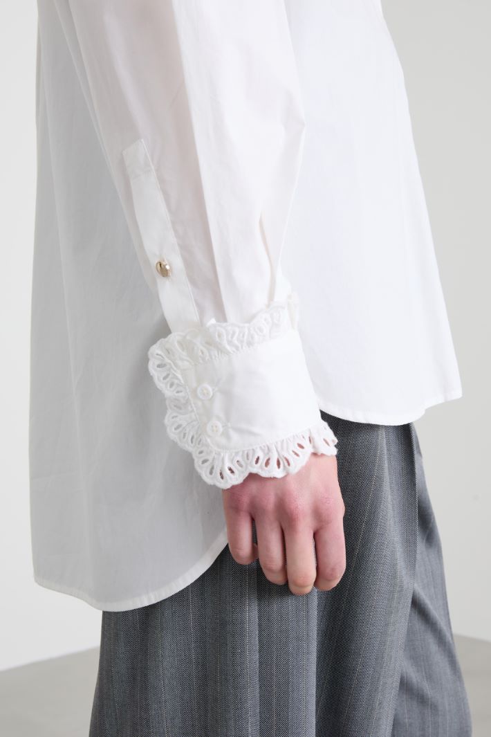 Camisa de popelina de algodón