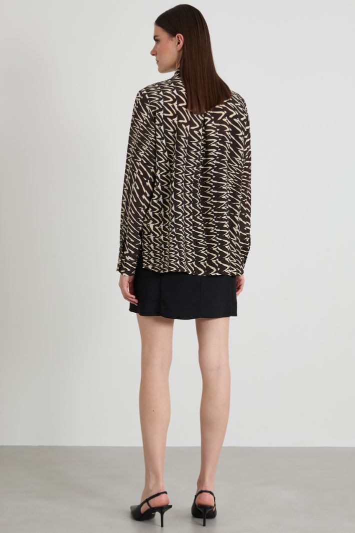 Silk crepe shirt Intrend - 2
