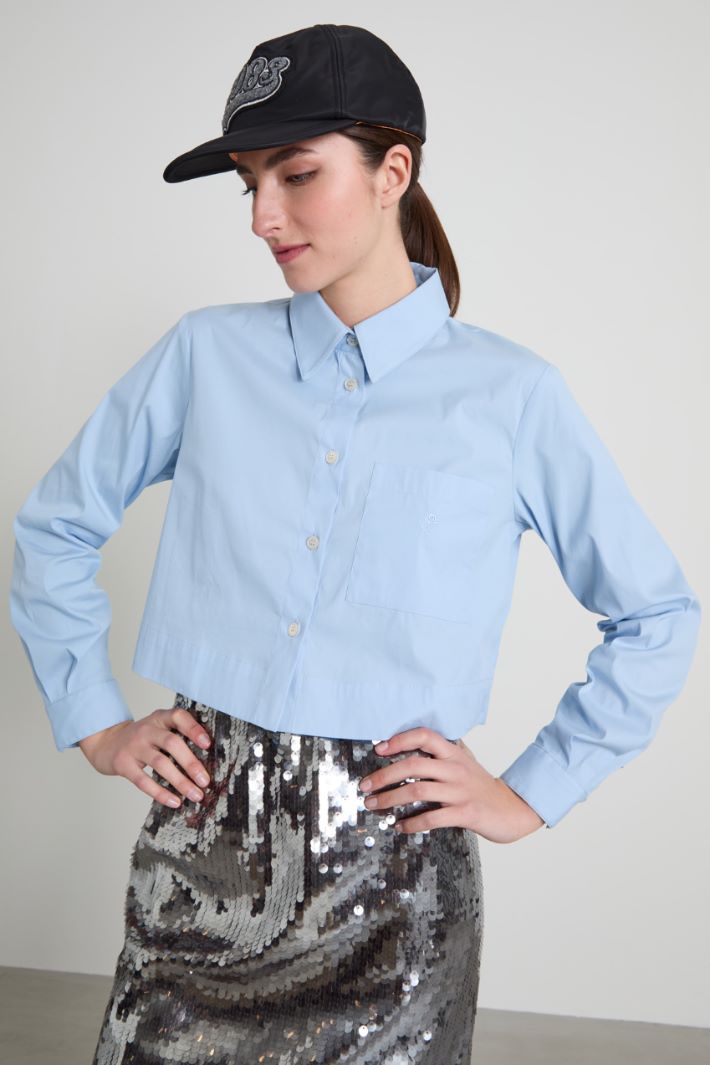 Camisa cropped