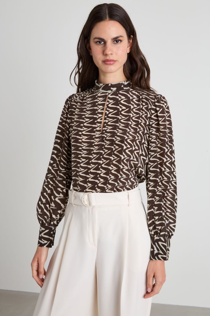 Pure silk crepe blouse Intrend