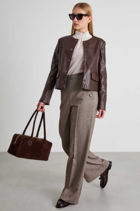 Band-collar blouse Intrend