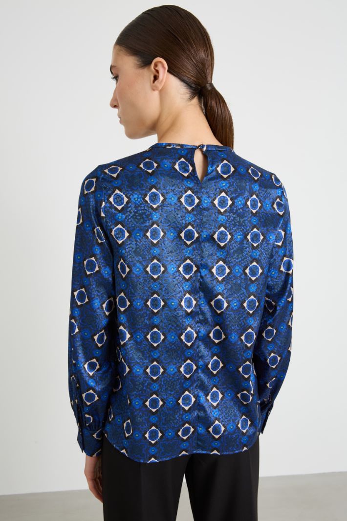 Blusa jacquard