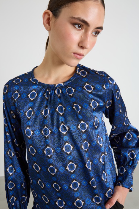 Blusa jacquard