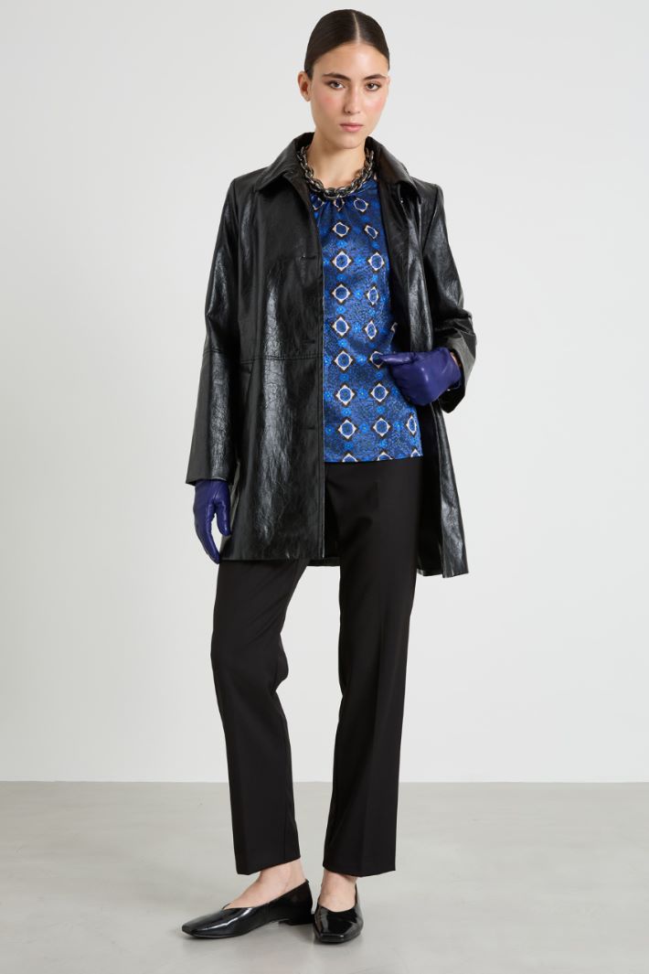 Blusa jacquard