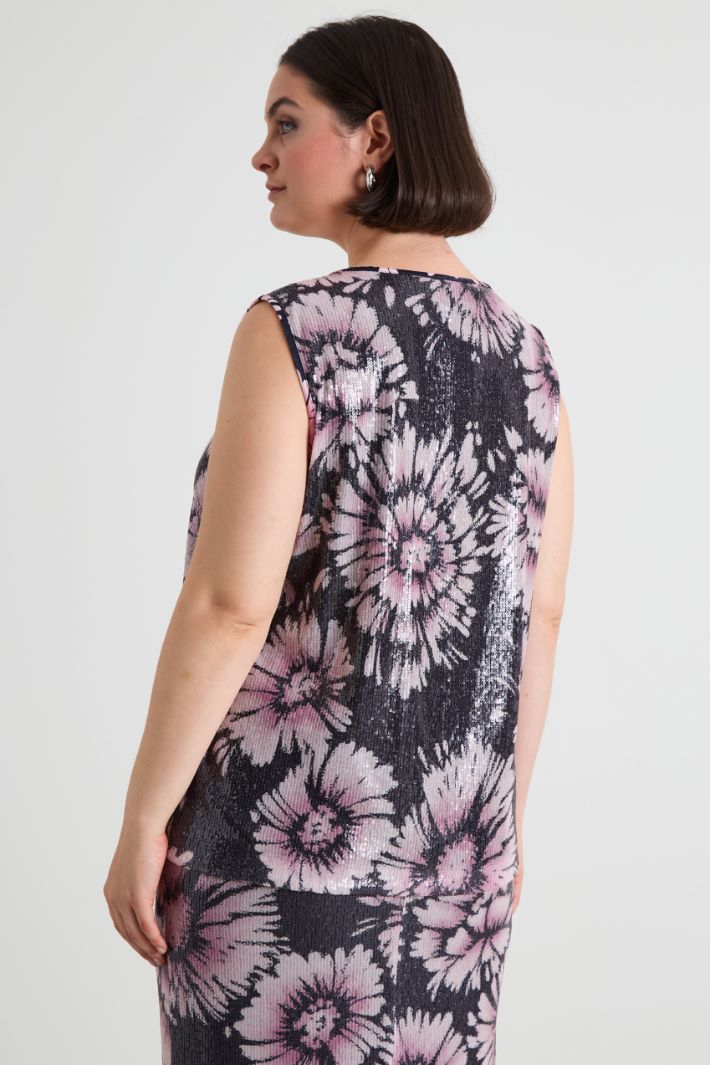 Patterned sequin top Intrend - 2
