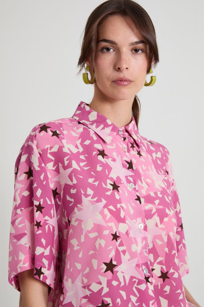 Silk crepe shirt Intrend - 4