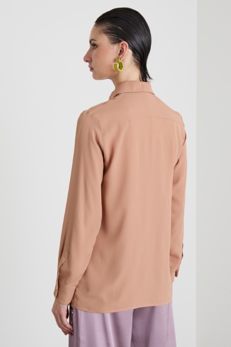Camicia in seta con fiore Intrend - 2