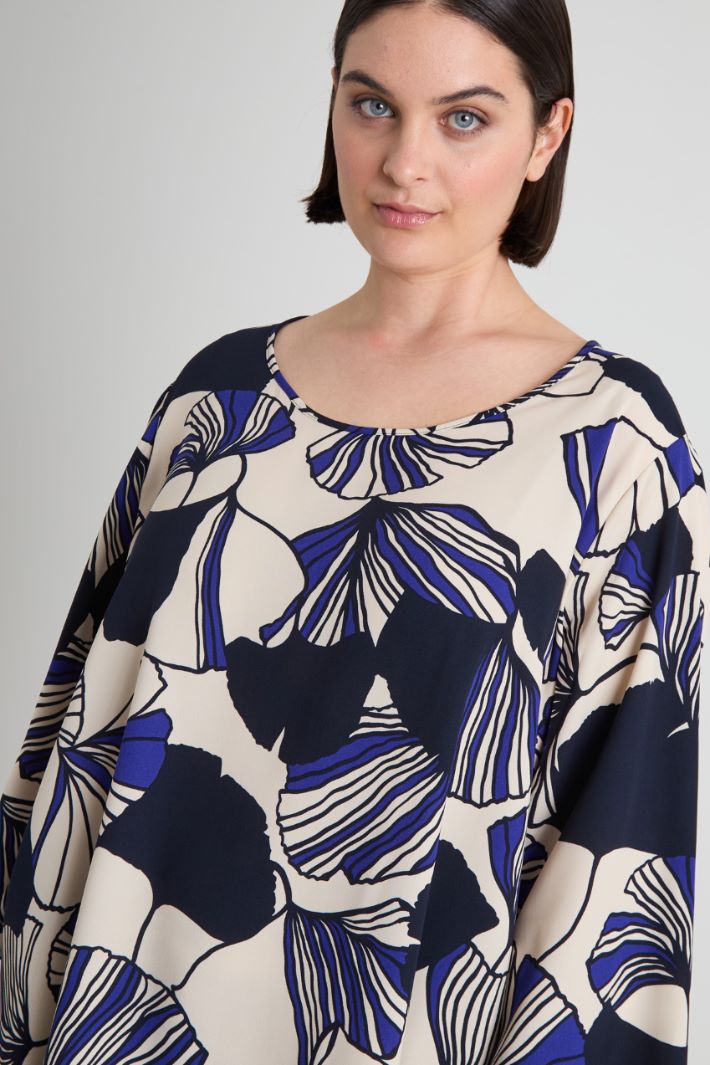 Blusa in cady fluido Intrend - 4