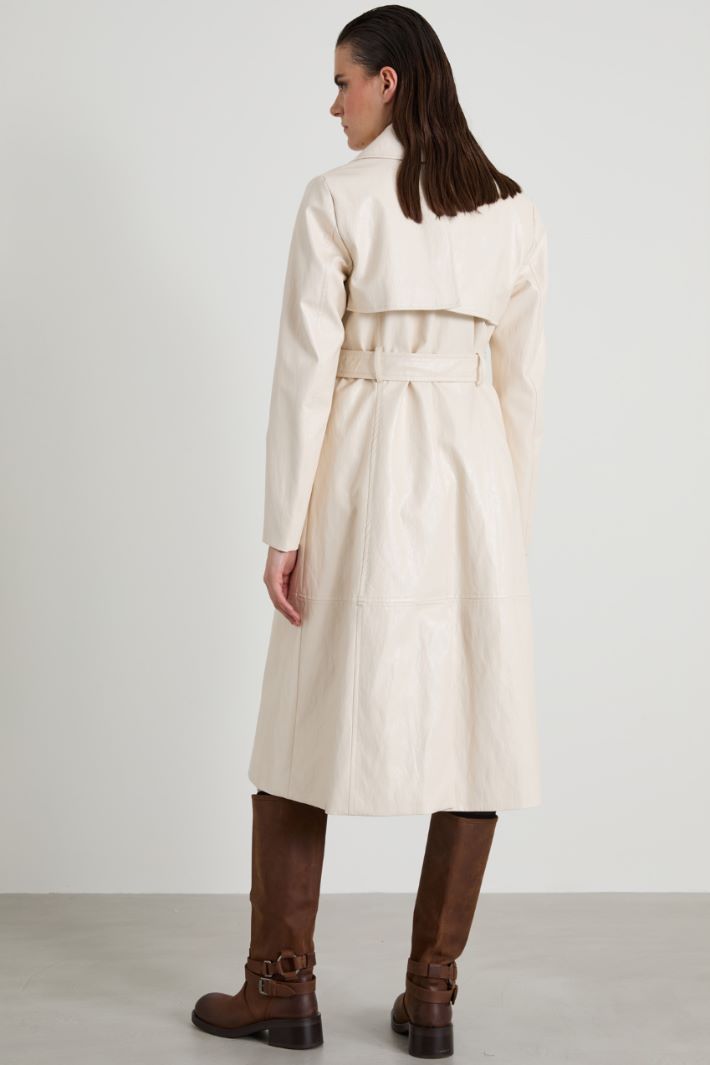 Faux nappa trench Intrend - 3