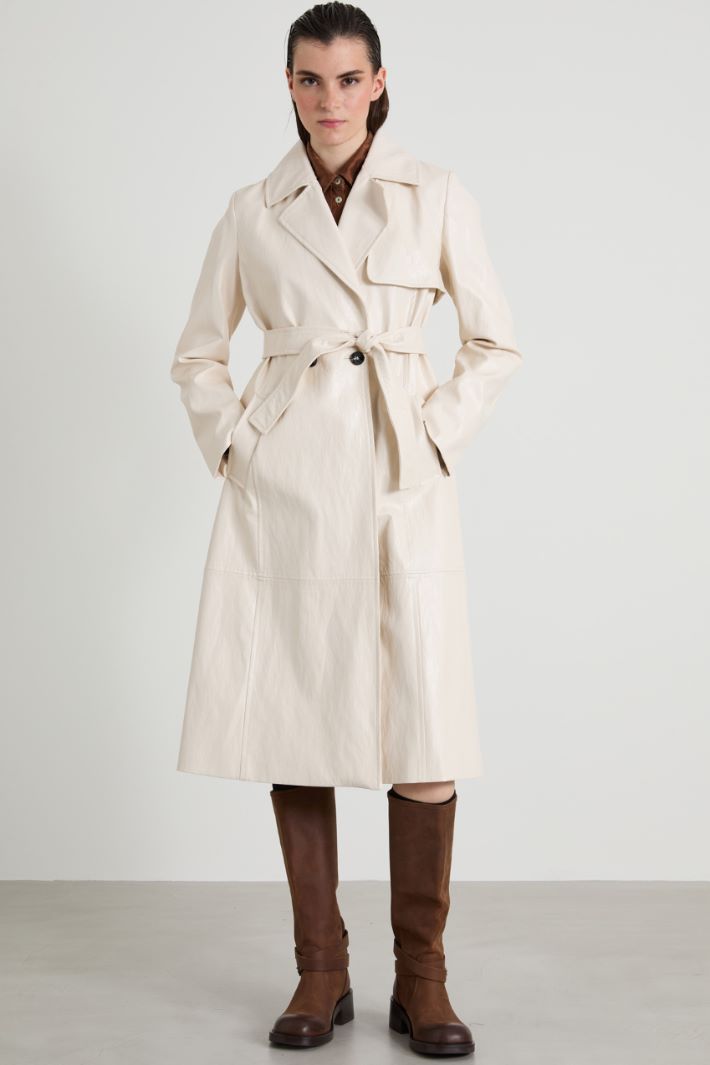 Faux nappa trench Intrend - 2