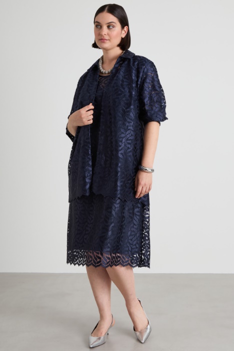 Embroidered tulle jacket Intrend
