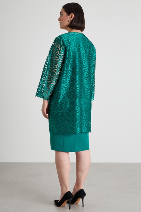 Giacca in tulle ricamato