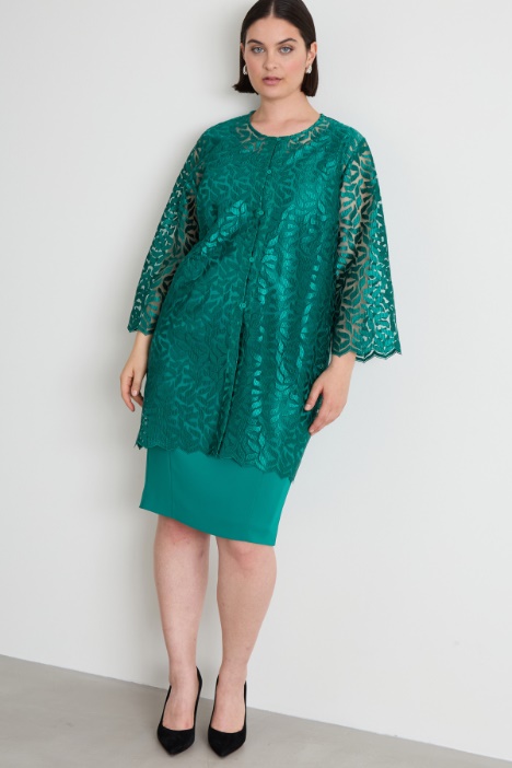 Embroidered tulle jacket Intrend