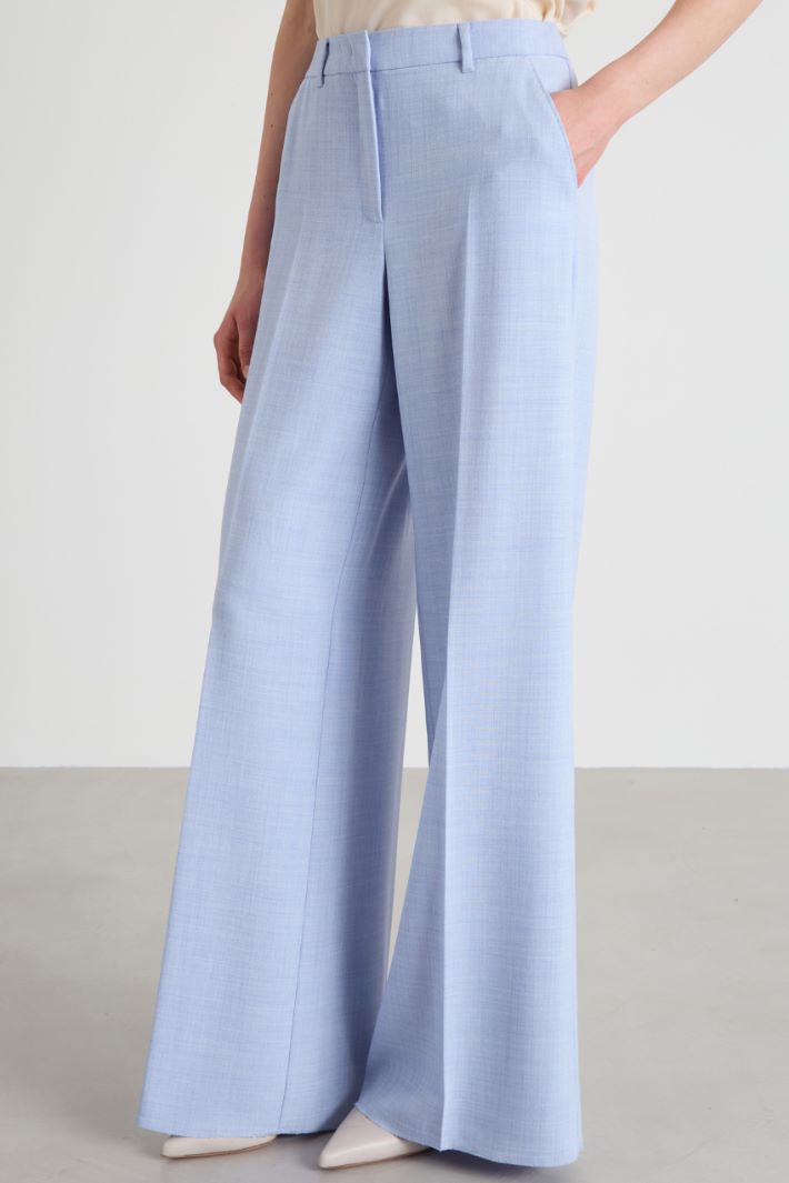 Melange woven trousers Intrend - 2