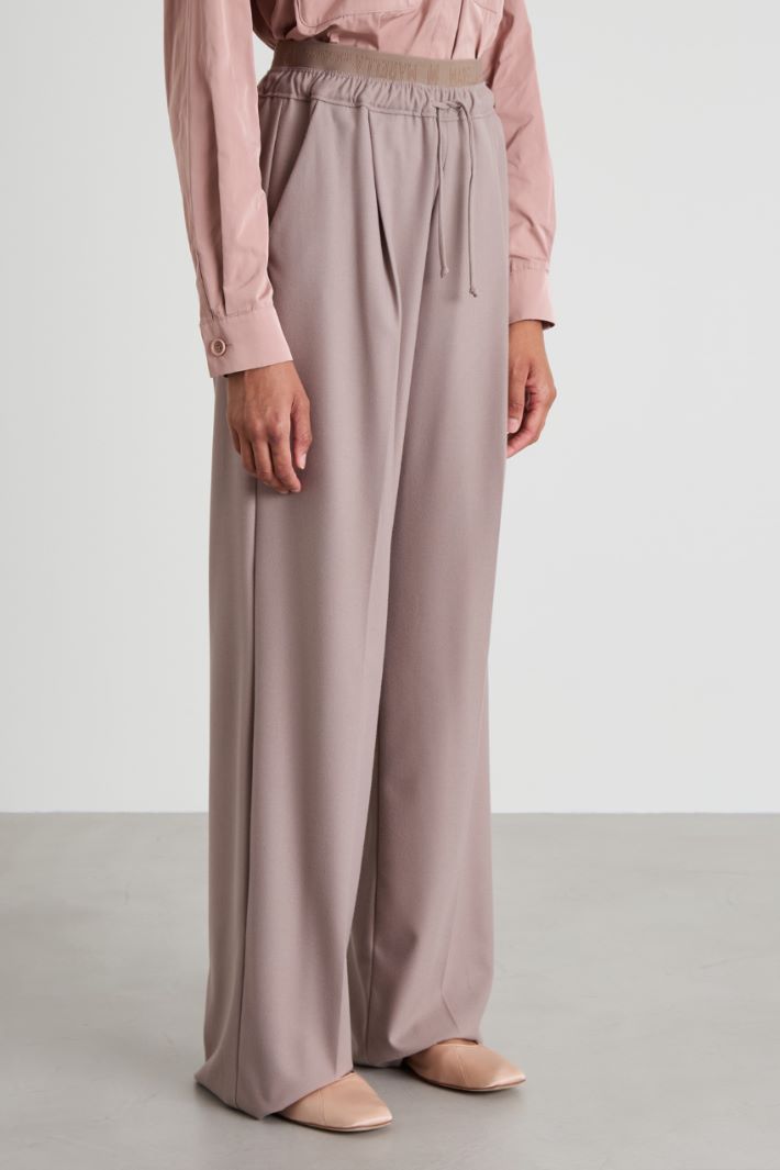 Loose drawstring trousers Intrend - 2