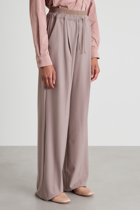 Pantaloni morbidi con coulisse