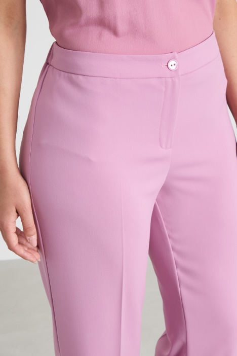 Pantaloni dritti in cady