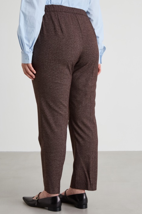 Pantalones de tejido teñido en hilo