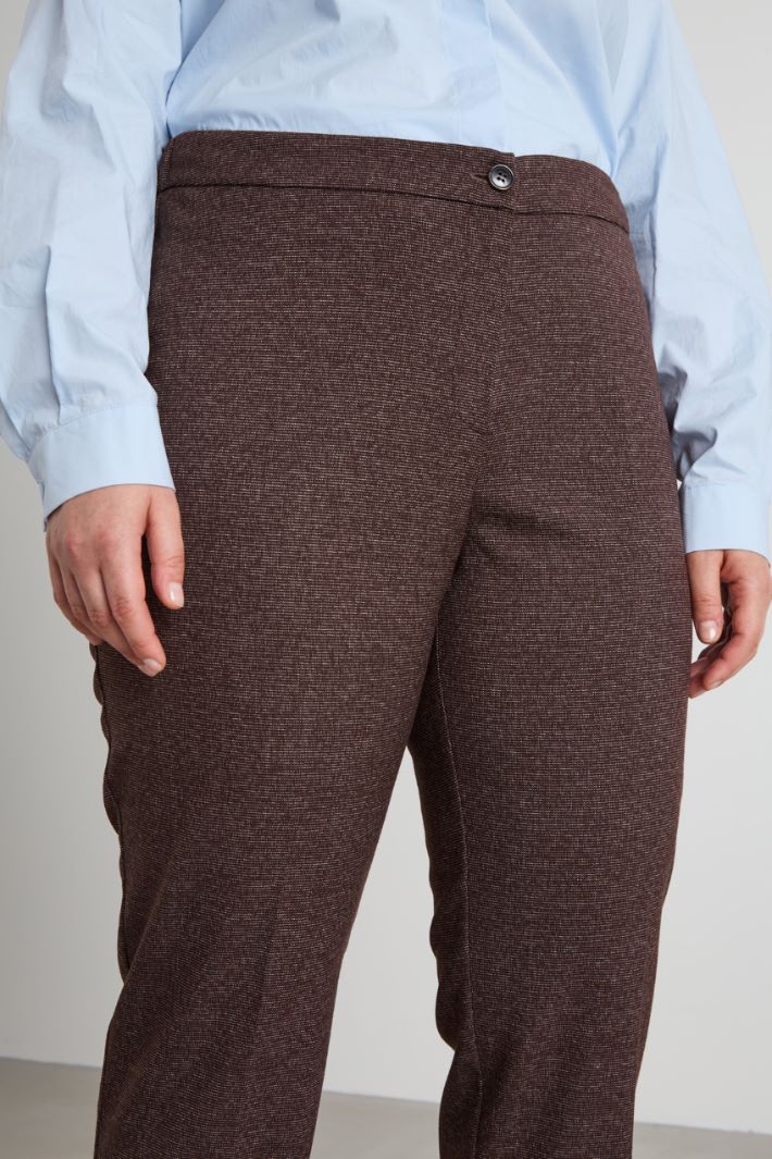 Yarn-dyed trousers Intrend - 4