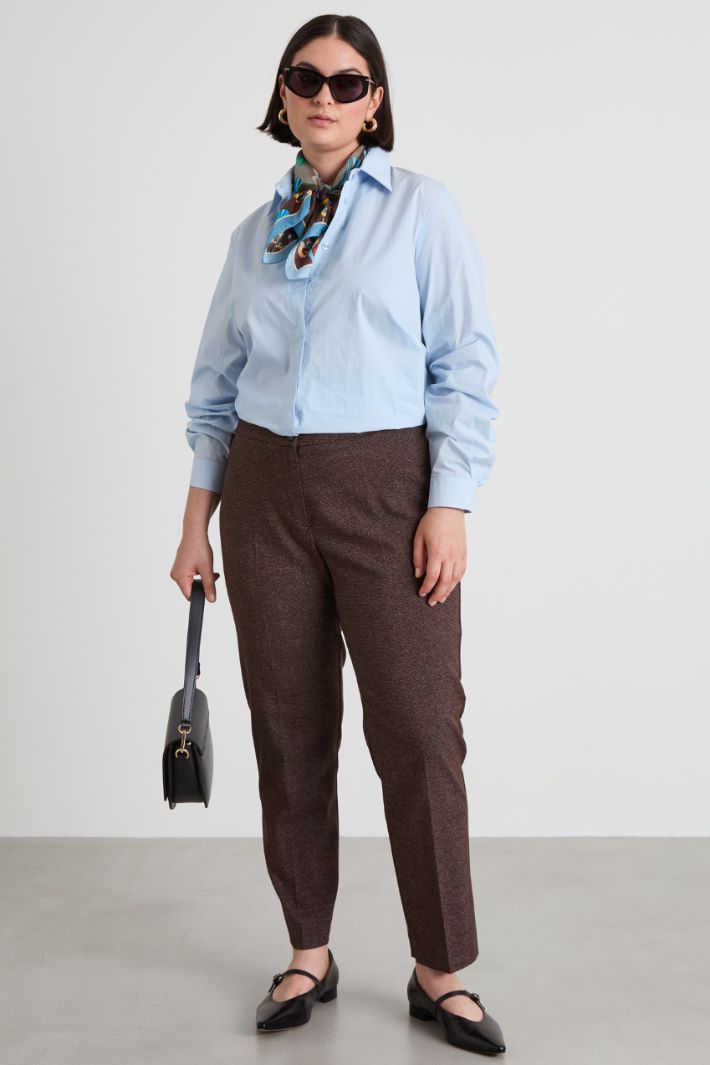 Yarn-dyed trousers Intrend