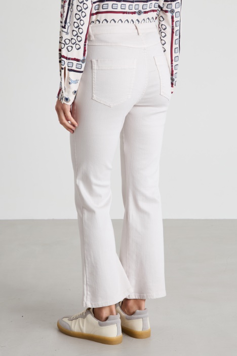 Pantaloni flare in bull