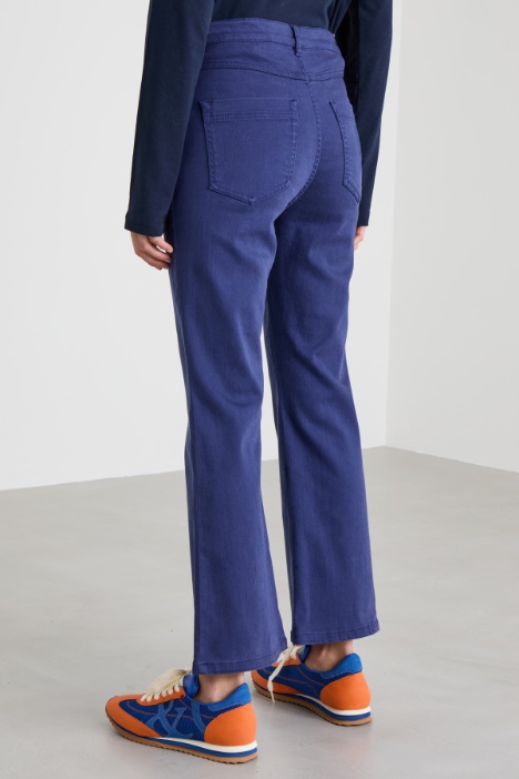 Pantaloni flare in bull